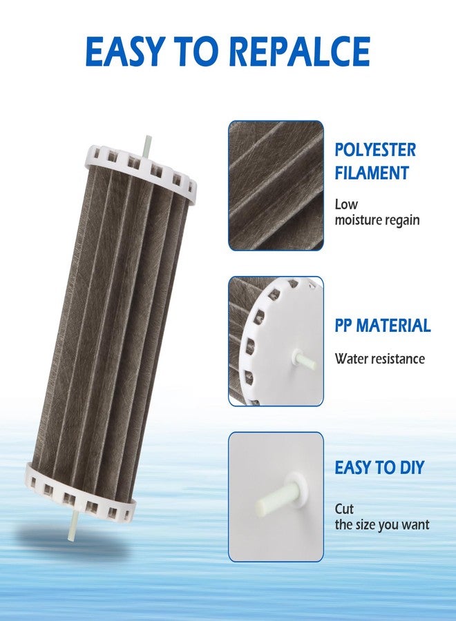 8B8B PRBW2350B Bio Wheel Aquarium Tank Filters Replacement Parts Compatible with Marineland/Penguin 200B 350B Assembly Filter Parts（ Pack of 4） - Image 4